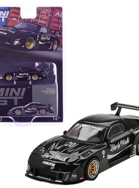 MINIGT 1:64 马自达 MAZDA RX-7 (FD) LBWK 超级剪影 黑色