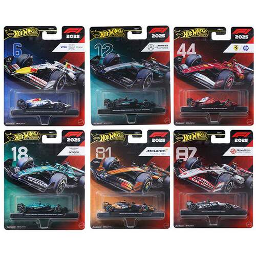 风火轮HotWheels合金车模金标红牛奔驰马丁法拉利F1赛车HRV11系列