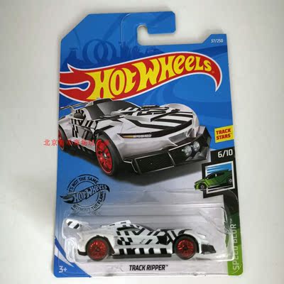 风火轮HotWheels TRACK RIPPER 条纹车 白 2019-37