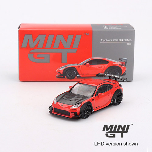 MINIGT 1:64合金车模型 Toyota丰田GR86 LBNation