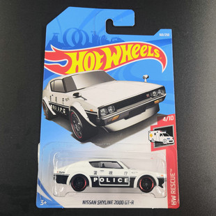 风火轮HotWheels NISSAN SKYLINE 2000 GT-R 尼桑警车 2019-160