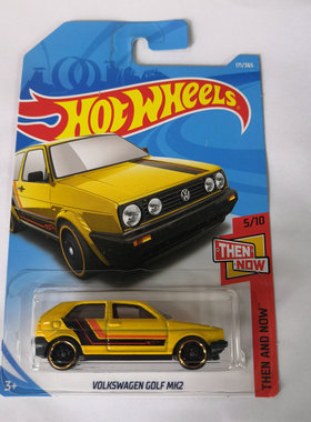 风火轮HotWheels VOLKSWAGEN GOLF MK2 大众高尔夫 2018-171