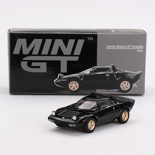 MINIGT 1:64 LANCIA STRATOS HF Stradale NERO