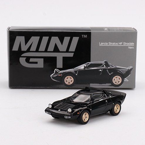 MINIGT 1:64 LANCIA STRATOS HF Stradale NERO