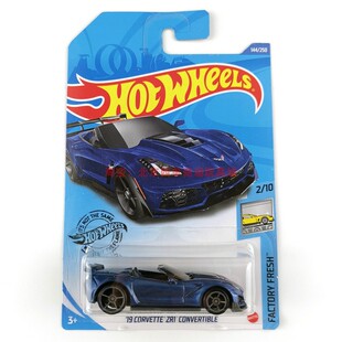 风火轮HotWheels 19 CORVETTE ZR1 CONVERTIBLE 深蓝色 2020-144
