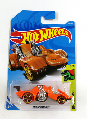 风火轮HotWheels KNIGHT DRAGGIN 银盔甲龙骑士 2018-180