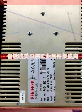 询价!Pfeiffer TMH 261分子泵 TPS200