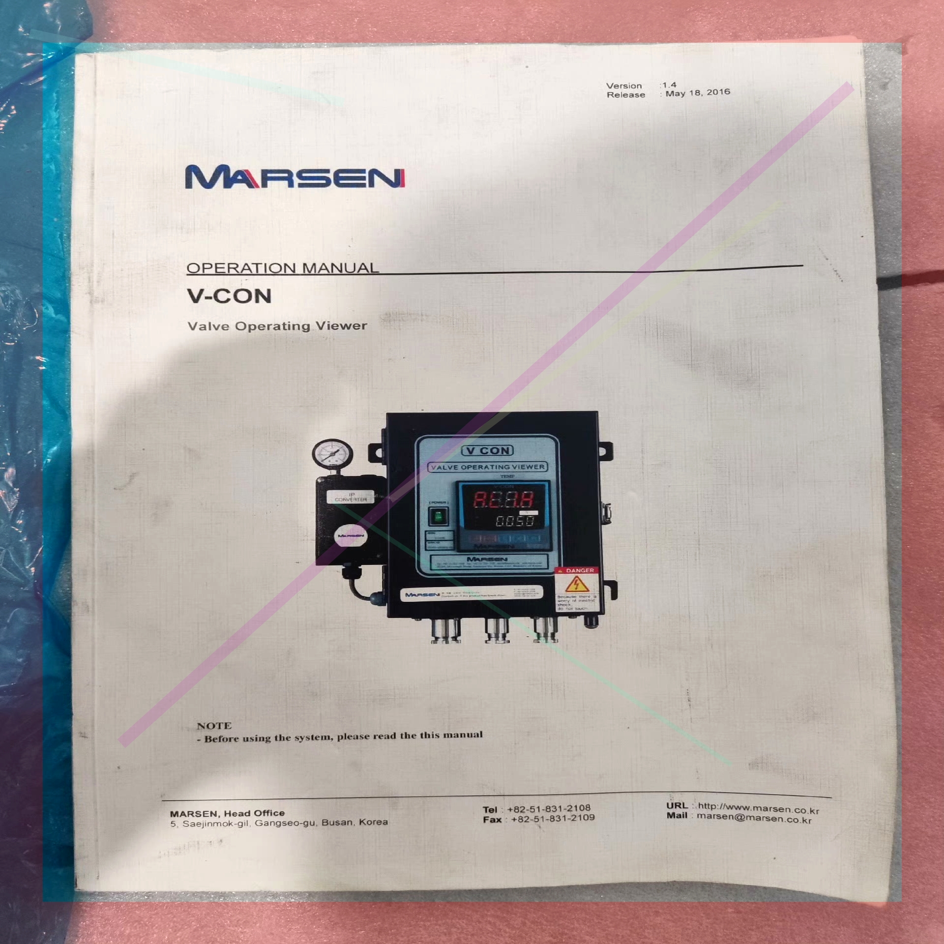 询价! Marsen VALVE OPERATING VCON