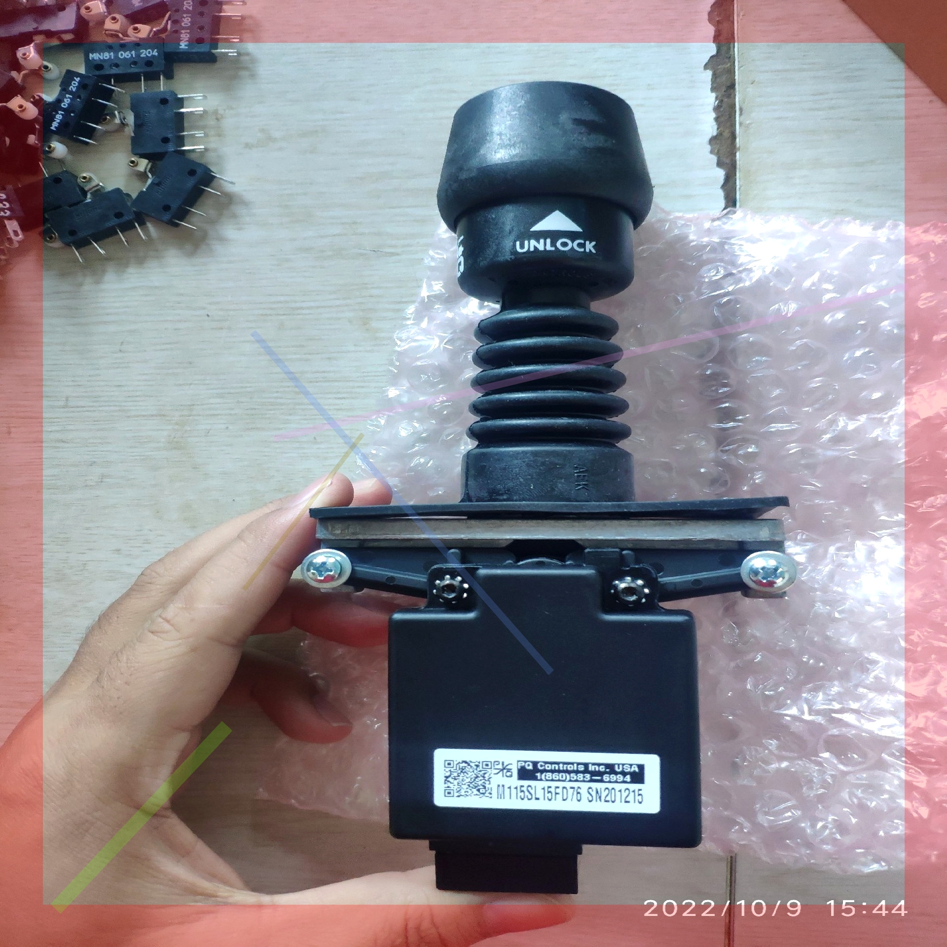 询价!Pq controls M115SL15FD76控制手柄