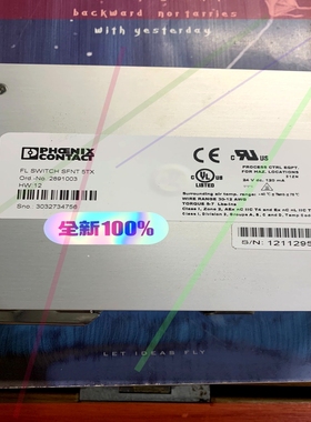 询价!PHOENIX CONTACT  FL SWITCH SFNT 5TX  2891003