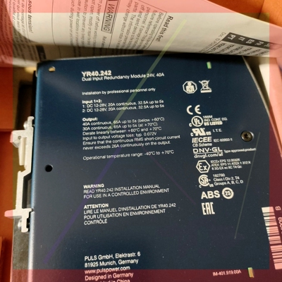 询价!普尔世,PULS,YR40.242,电源冗余模块,全新原装