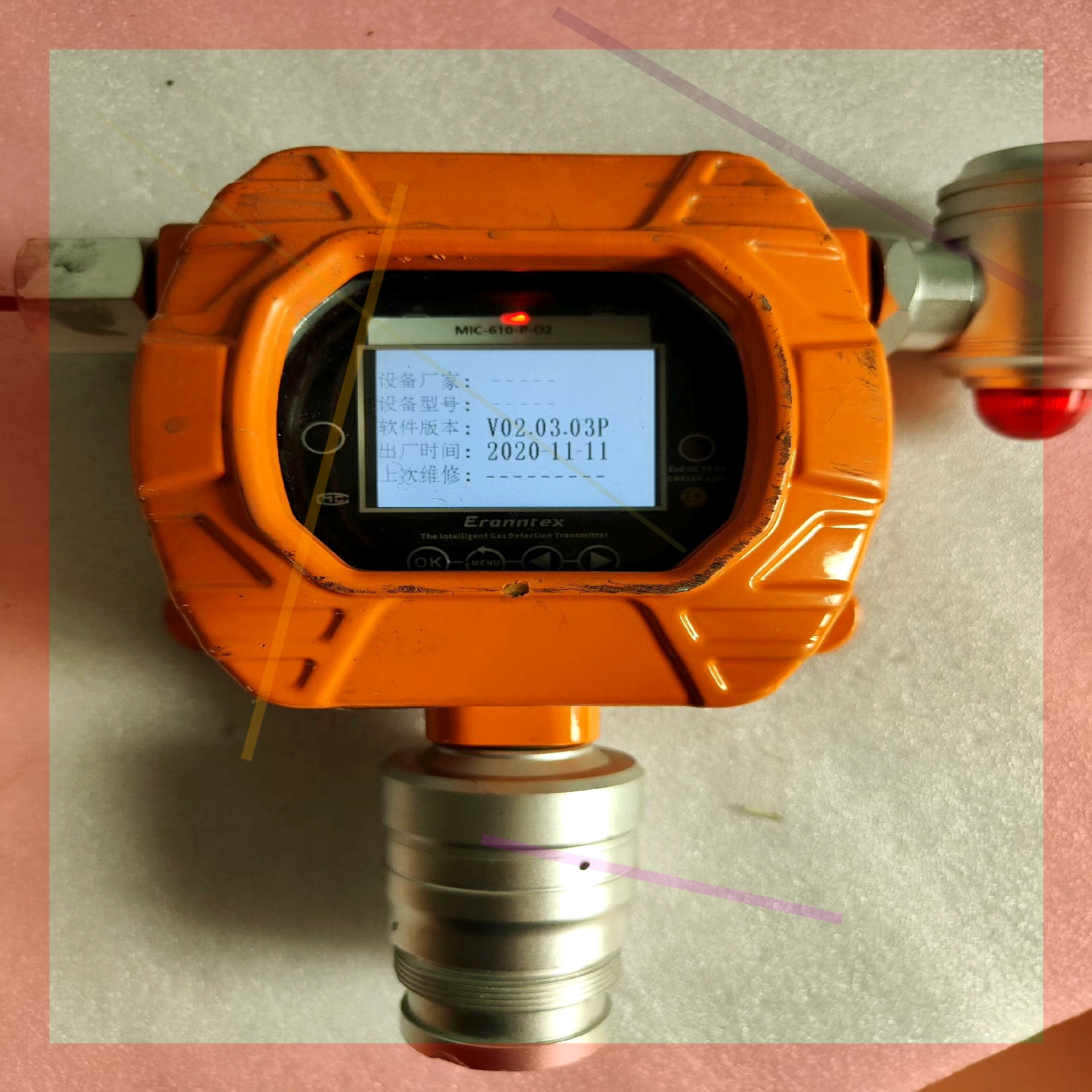 议价!Eranntex 气体检测MIC-610-O2