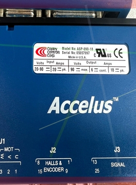 询价!copley Accelus伺服驱动器ASP-090-18