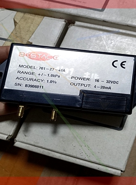 询价!美国bestace 761-27-41A  智能风压变送器微