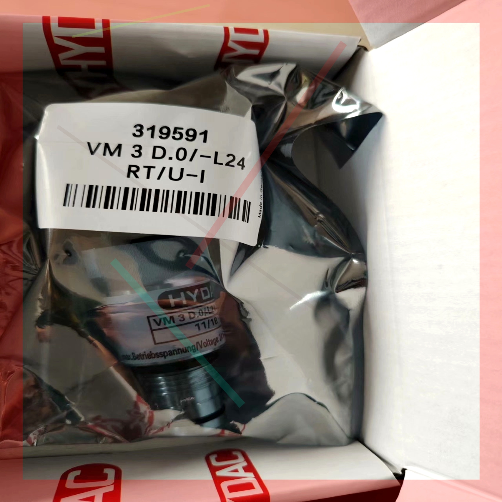 询价!贺德克全新原装压差开关VM3D.0/-L24-SO135