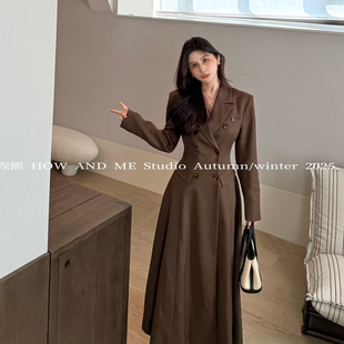 248.03秋冬上新简约大牌收腰设计连衣裙25 HOW 程熙 9163 AND