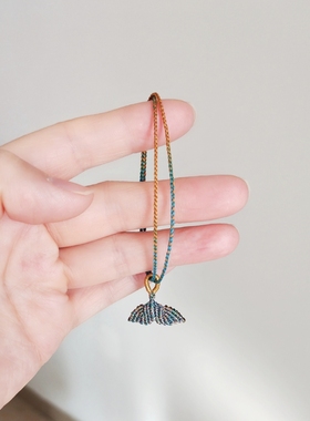 千里江山配色鱼尾手绳