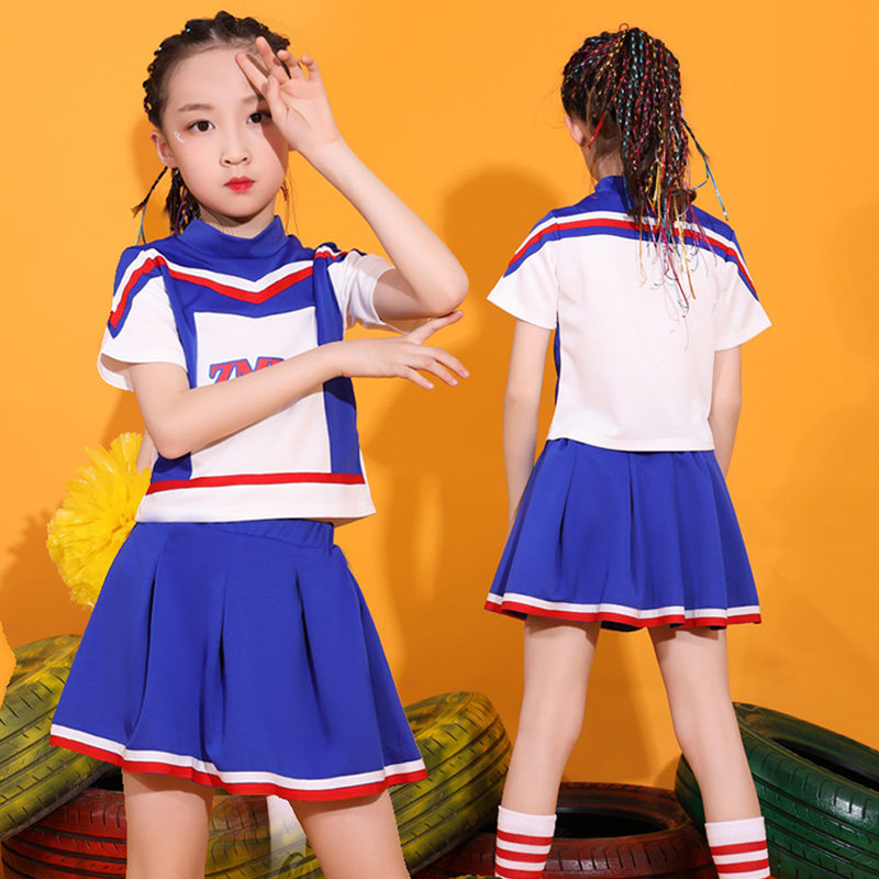 儿童啦啦队拉拉操演出服中小学生运动会比赛服装幼儿舞蹈表演服