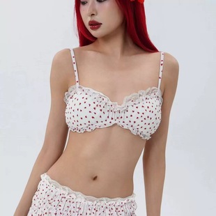 少女心事吊带平角短裤蕾丝边蛋糕裤heels辣妹跳舞