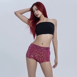 【上新】蛇纹豹纹灰豹琥珀平角裤短裤heels抹胸辣妹性感舞