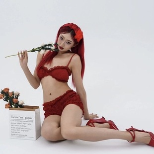 少女心事吊带平角短裤蕾丝边蛋糕裤heels辣妹跳舞