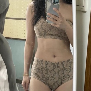 蛇纹豹纹灰豹琥珀三角裤短裤heels抹胸辣妹野性性感跳舞穿