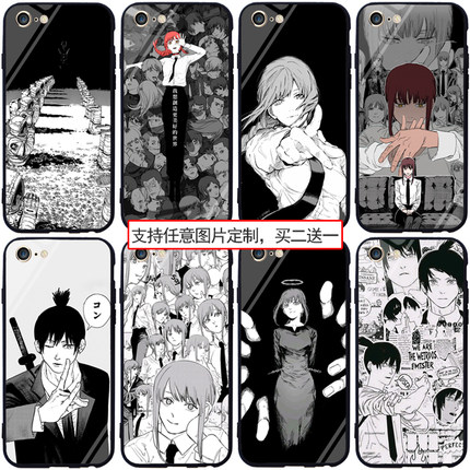 链电锯人手机壳适用opporeno9苹果15 14 13 vivox90小米华为nova10红米note12pro k60荣耀80黑鲨5一加三星s24