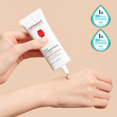 CellfusionC舒缓白色BB霜敏感肌可用遮瑕白保湿控油 | 韩国直邮