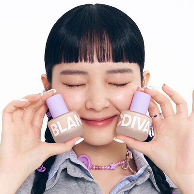 韩国直邮 BlancDiva 26年新 Gleam Coverage轻薄保湿超遮瑕粉底液