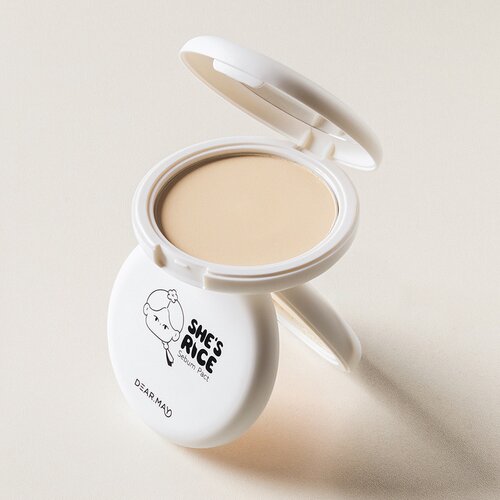 dearmay 大米控油粉饼 she's rice sebum pact 12g 定妆亚光