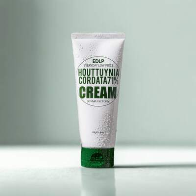 四季可用滋润 | 韩国小众Derma factory 鱼腥草保湿镇定面霜EDLP