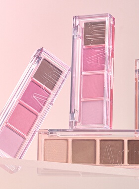 韩国专柜 Achi 小众Layer Step 轻薄保湿自然哑光珠光四色眼影盘