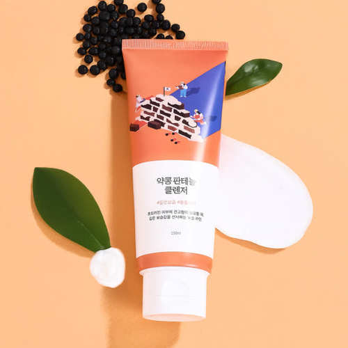 韩国直邮 ROUNDLAB 独岛 柔恩莱 药豆泛醇 营养洁面 洗面奶 150ml