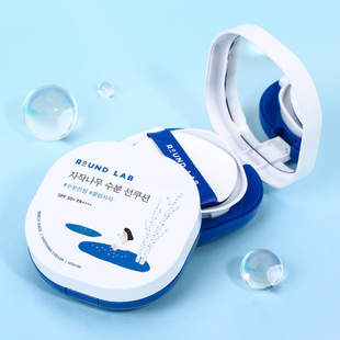 韩国直邮 ROUNDLAB独岛 柔恩莱 白桦 补水防晒霜气垫水润防晒补水