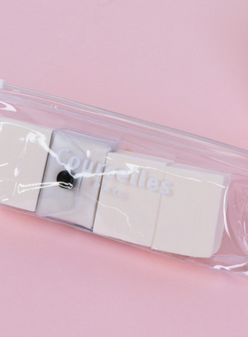 韩国直邮Courcelles豆腐块海绵化妆粉扑自然贴合化妆室同款