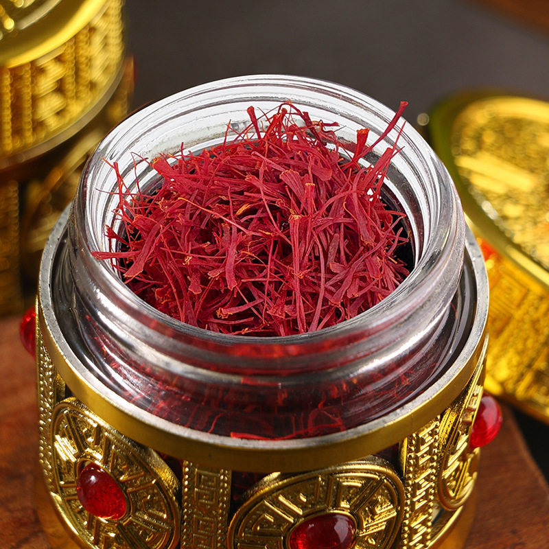 藏红花正品伊朗进口西红花红珍珠罐装5g泡水喝包邮