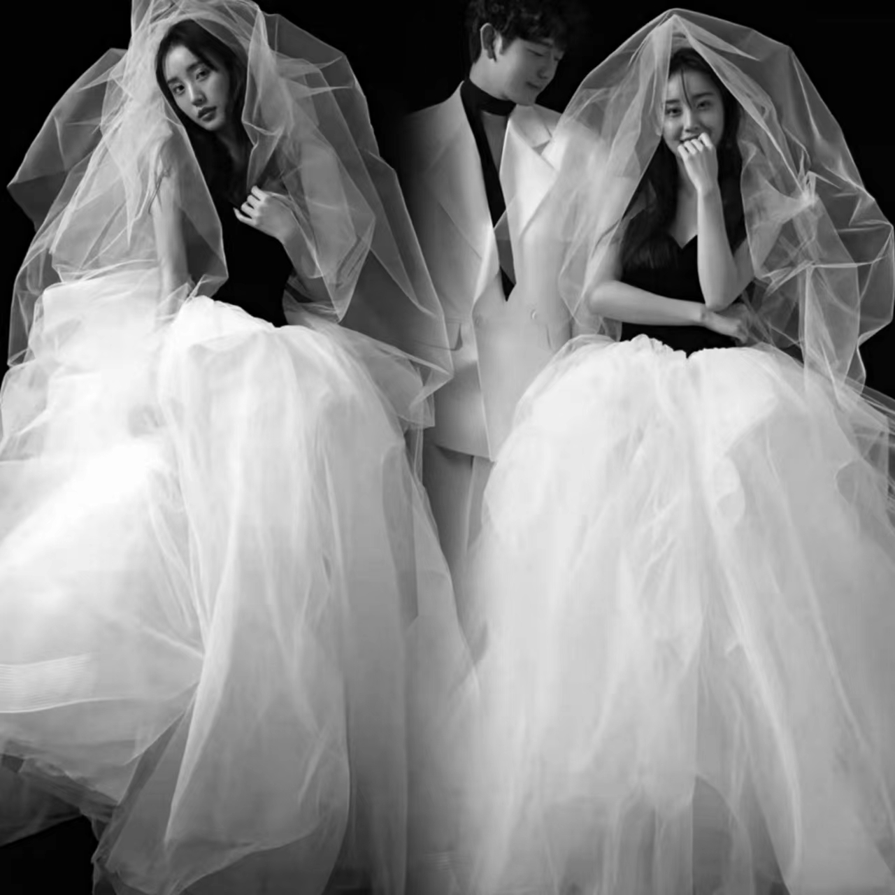 影楼复韩版公主摄影礼服情侣外景旅拍婚纱照写真主题时尚森系服装