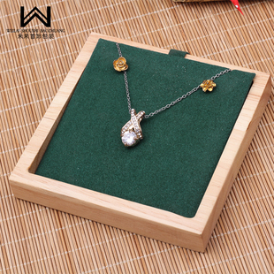 方形套链平托10*10绿色 展示板首饰架珠宝柜台陈列道具饰品展示架