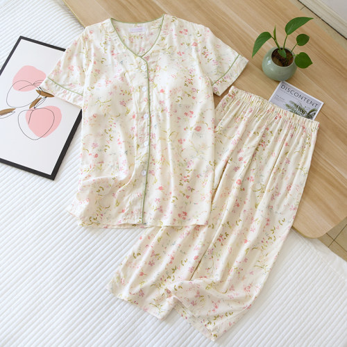 女人造棉胸垫可拆家居服大码加肥