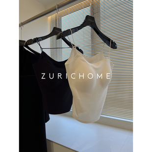 ZURICH HOME 裸感舒适二合一带胸垫 多功能高弹美背一体吊带背心