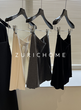 ZURICH HOME 四季款 精纺丝羊毛 休闲老钱显瘦A版型针织百褶半裙