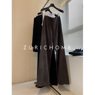 百搭庸懒显瘦咖色运动休闲长裤 高品耐看 花咖色系 晕染 洋气