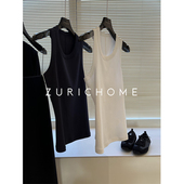 百搭基础款 人手一件 重工重料好品质 蓝色白色棉质工字背心