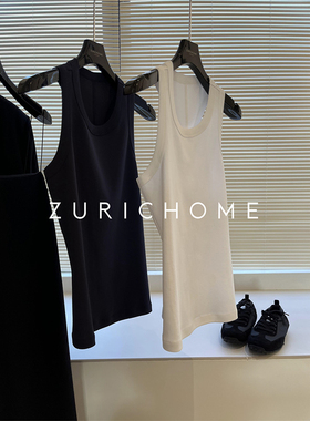 人手一件  重工重料好品质 百搭基础款蓝色白色棉质工字背心