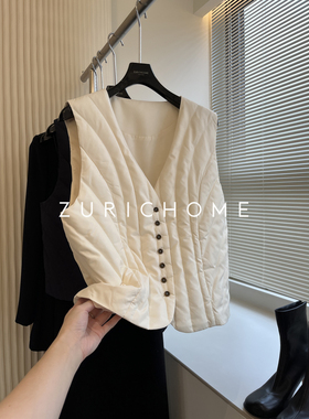 ZURICH HOME 好品质90鹅绒 轻薄保暖不臃肿 显瘦保暖鹅绒背心马甲