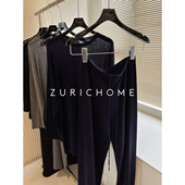 HOME 庸懒松弛感 绵软软 孤ZURICH 云朵绵柔舒适绵羊毛休闲套装