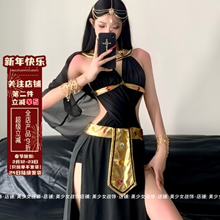 埃及艳后异域风情纯欲西域舞姬夜场cosplay性感阿拉丁女服装舞娘
