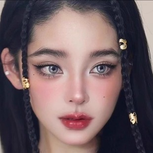 废土风埃及沙漠尼罗河公主发扣金属镂空雷鬼脏发辫假发饰发环头饰