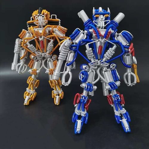 手工制作大黄蜂擎天柱智力开发