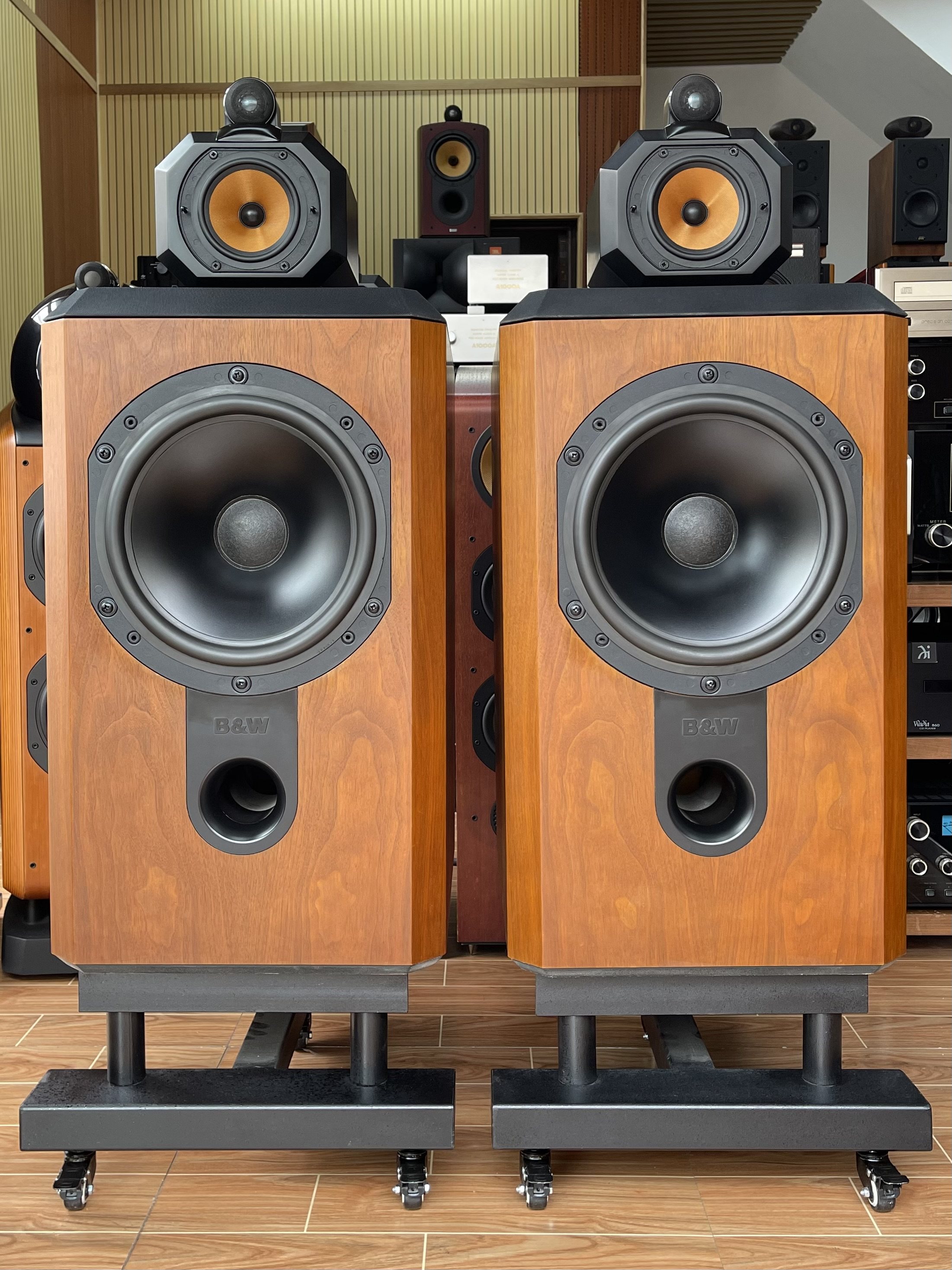 英国B&W/宝华801 Series3一代铭器经典发烧高端落地音箱/附带脚架